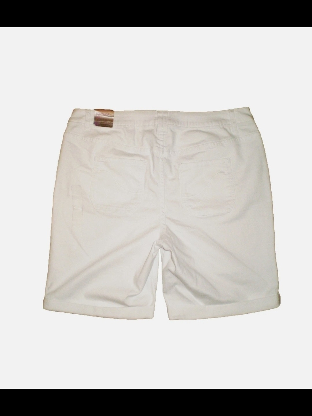 NWT Lane Bryant White Bermuda Shorts Sz 28 Genius Fit - Picture 3 of 11